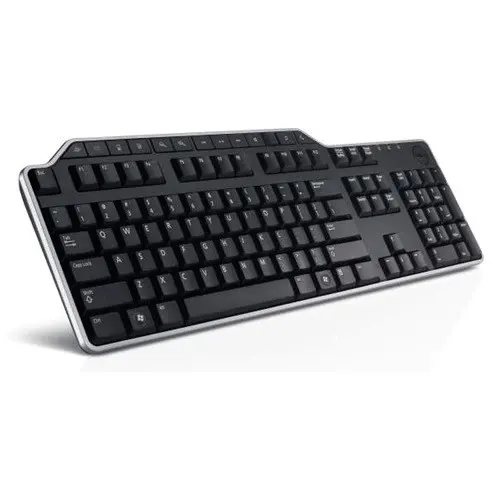 კლავიატურა Dell Keyboard : Russian (QWERTY) Dell KB-522 Wired Business Multimedia USB Keyboard Black (Kit)