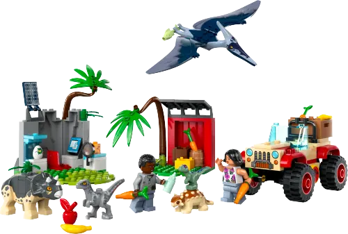 კონსტრუქტორი LEGO JURASSIC WORLD BABY DINOSAUR RESCUE CENTER 76963