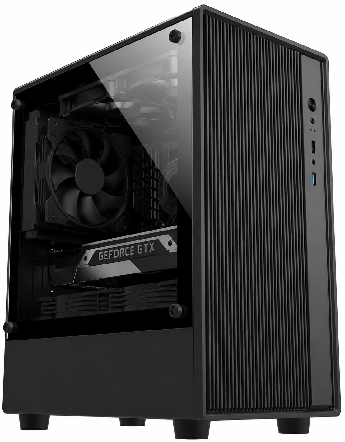 კომპიუტერი Ludus, VENTURY, PC, Gaming Computer CPU i5 12Gen - Ram 16Gb - M.2 SSD 500Gb.VGA RTX5050 8GB.