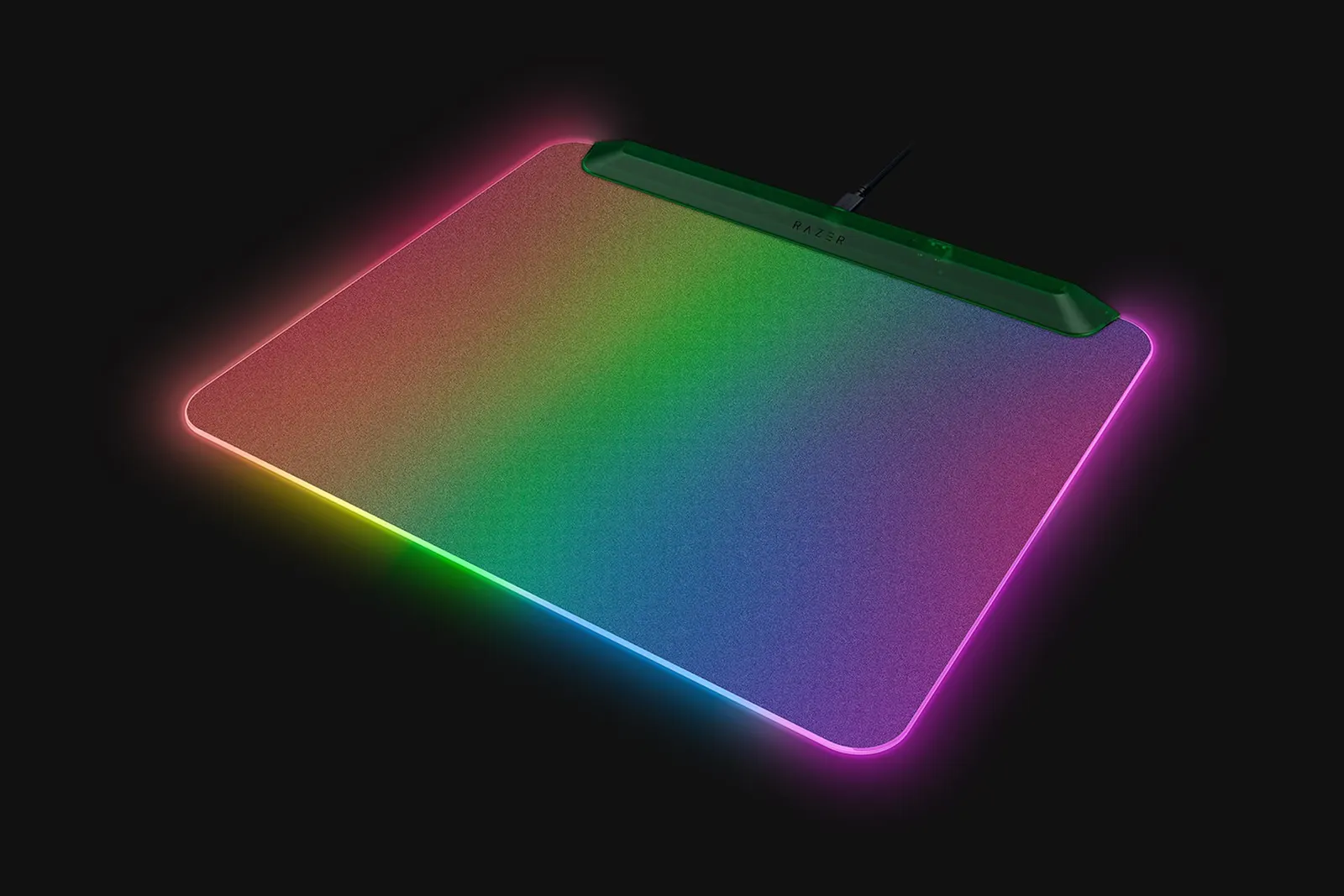 მაუს პადი Razer Mouse Pad Firefly V2 Pro, M (360x278x4.6mm), RGB, Phantom Green Ed