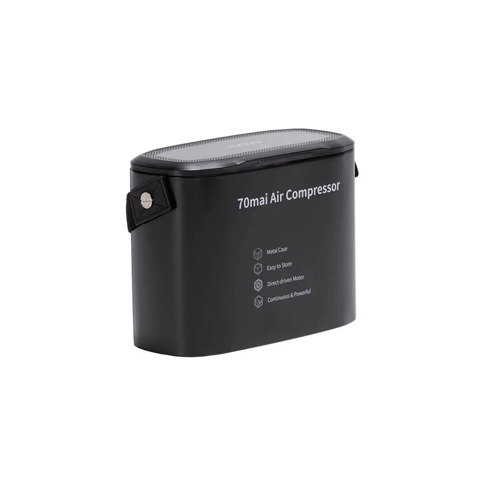 მანქანის კომპრესორი Xiaomi 70Mai Air Compressor Midrive TP01 Protable Mini Electric Car Air Pump Max Pressure 7bar Black