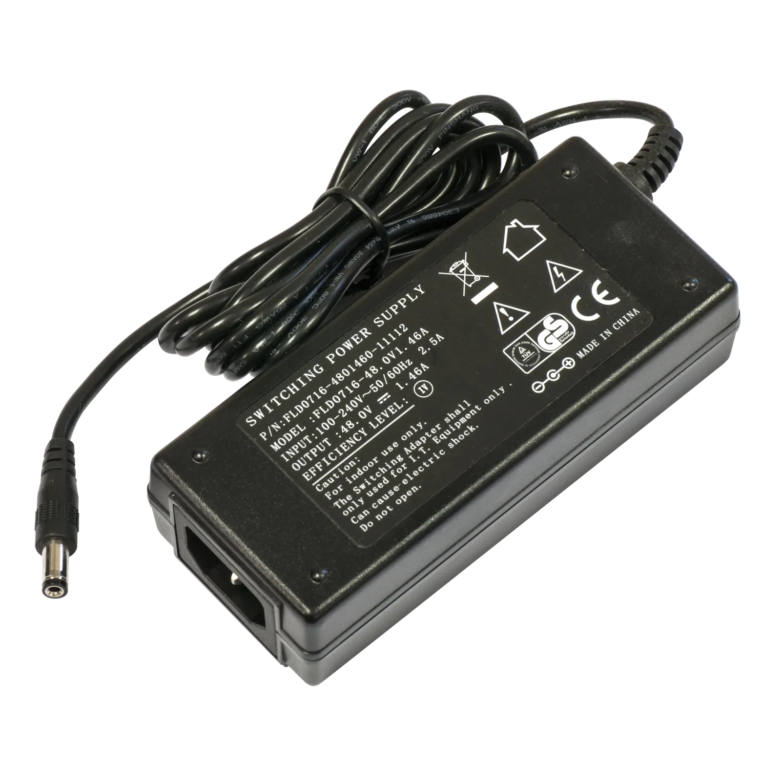 კვების ბლოკი 48V, 1.46A, MikroTik 48POW
