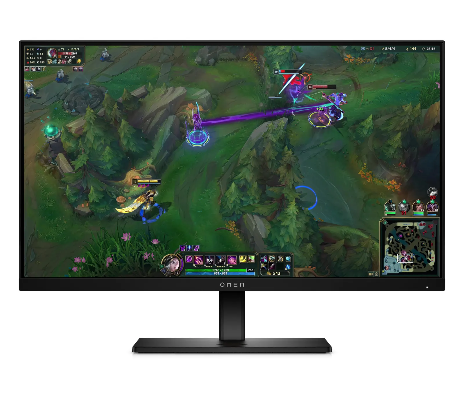 მონიტორი HP OMEN 25 25" IPS FHD Black