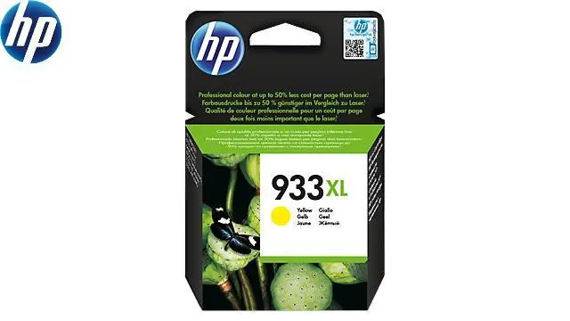 HP 933XL, Yellow Ink Cartridge CN056AE(High Yield)