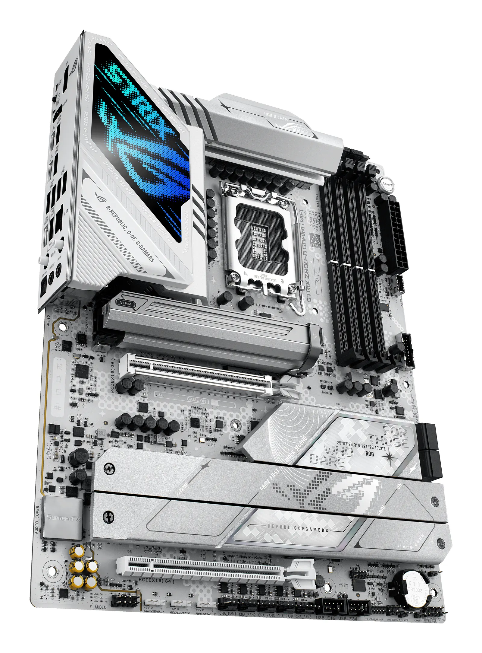 დედაპლატა ASUS Motherboard ROG STRIX Z890-A GAMING WIFI s1851 Z890 4xDDR5 M.2 DP HDMI Wi-Fi BT ATX
