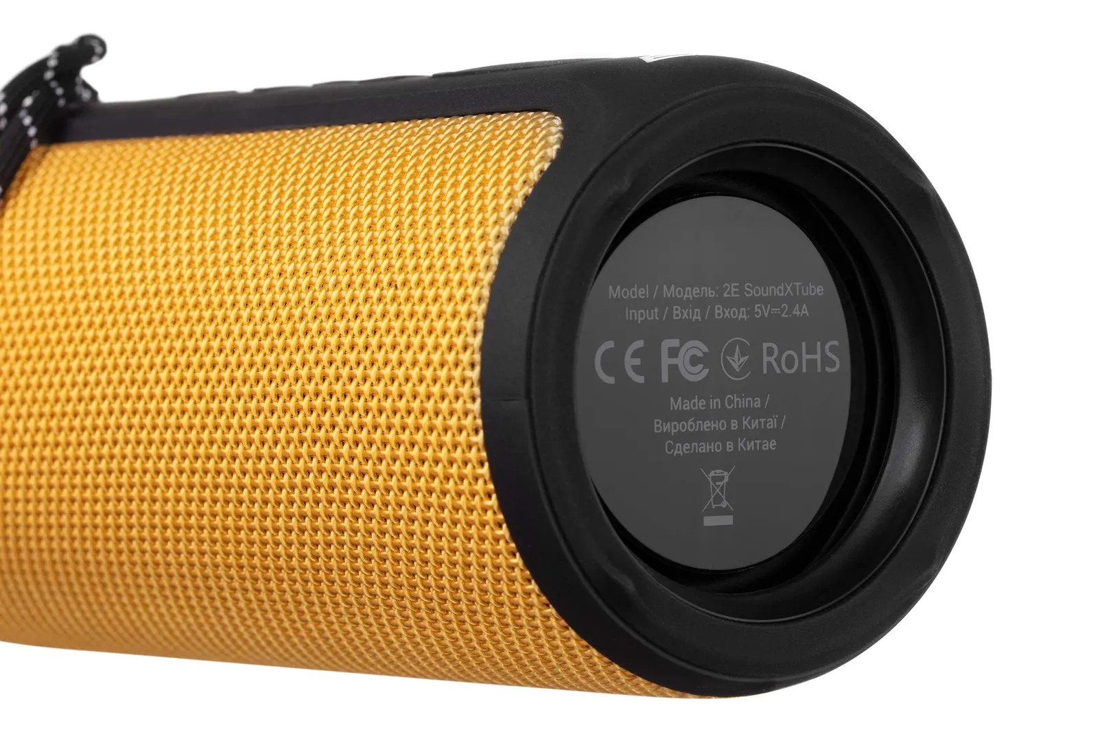 დინამიკი Portable Speaker 2E SoundXTube TWS, MP3, Wireless, Waterproof Yellow