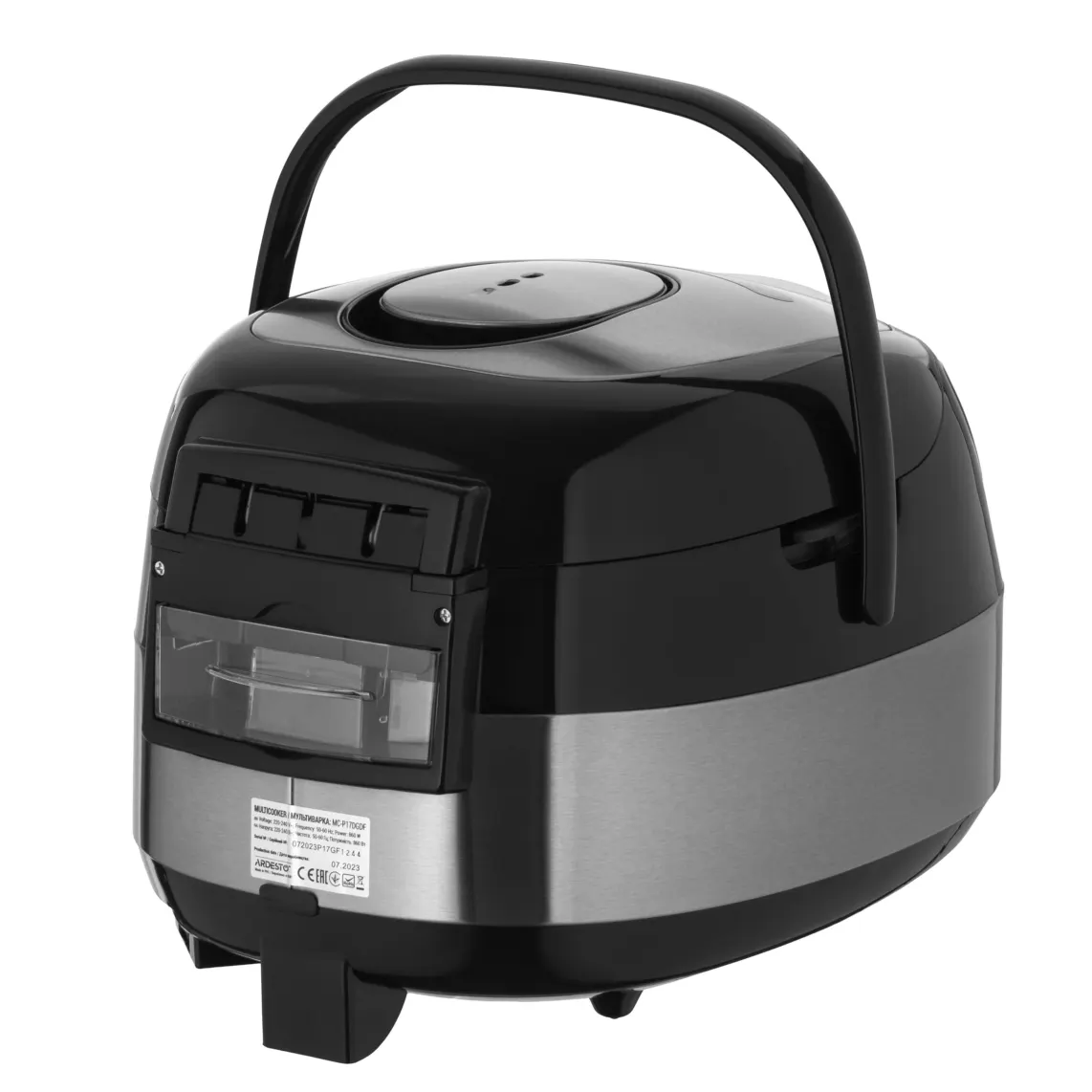 მულტისახარში ARDESTO multicooker, 860W, bowl-5L, electronic control, fry basket , inox/plastic , silver