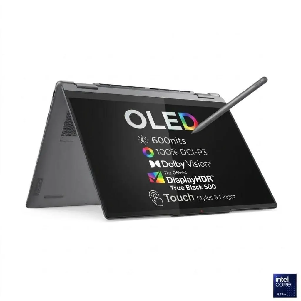 Yoga 7 2-in-1, Lenovo, Notebook, 14'' OLED Touch Core Ultra 5 226V 16GB 512GB SSD Win11H Luna Grey.