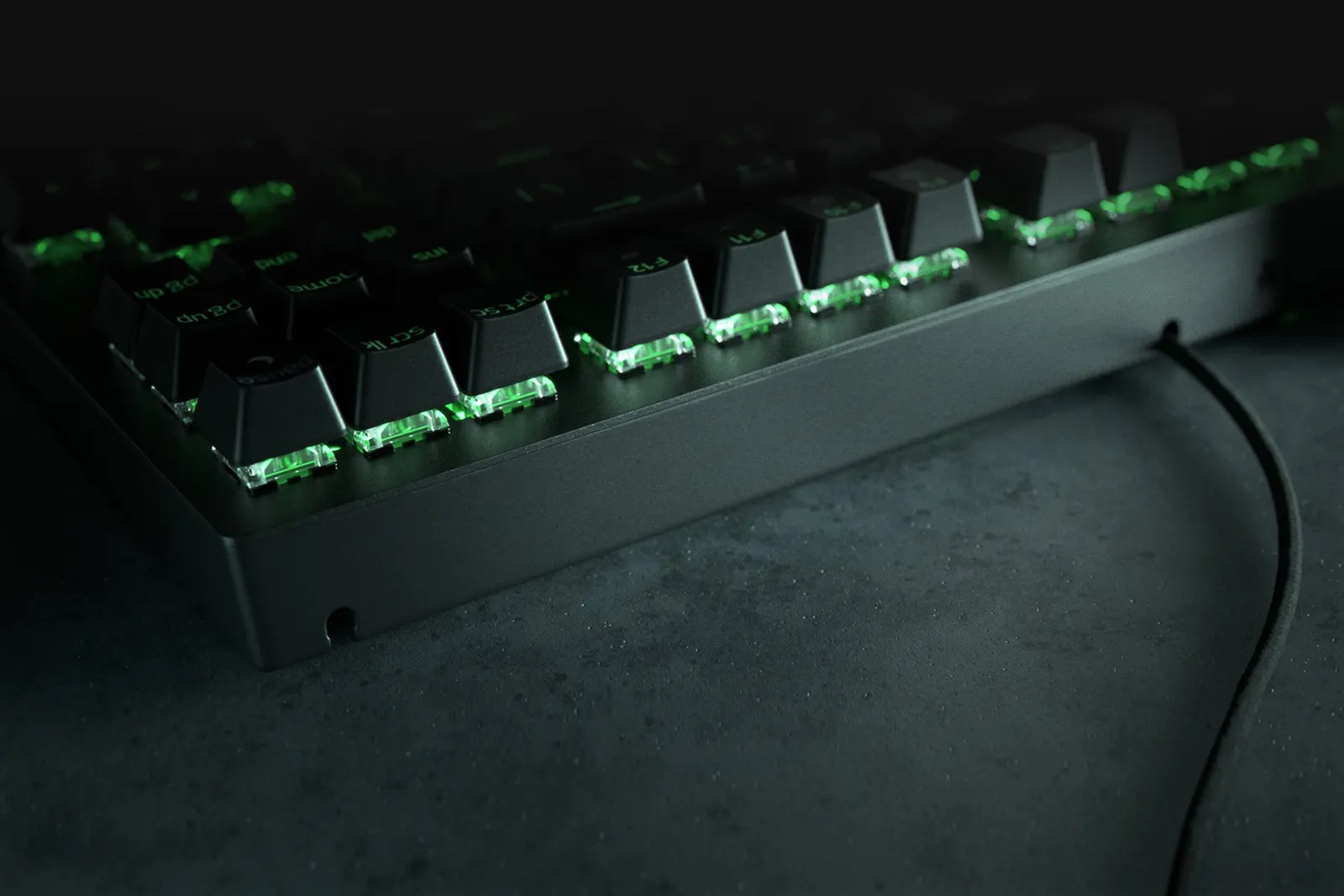 კლავიატურა Razer Keyboard BlackWidow V3 TKL RGB 94key Green Switch USB EN Black