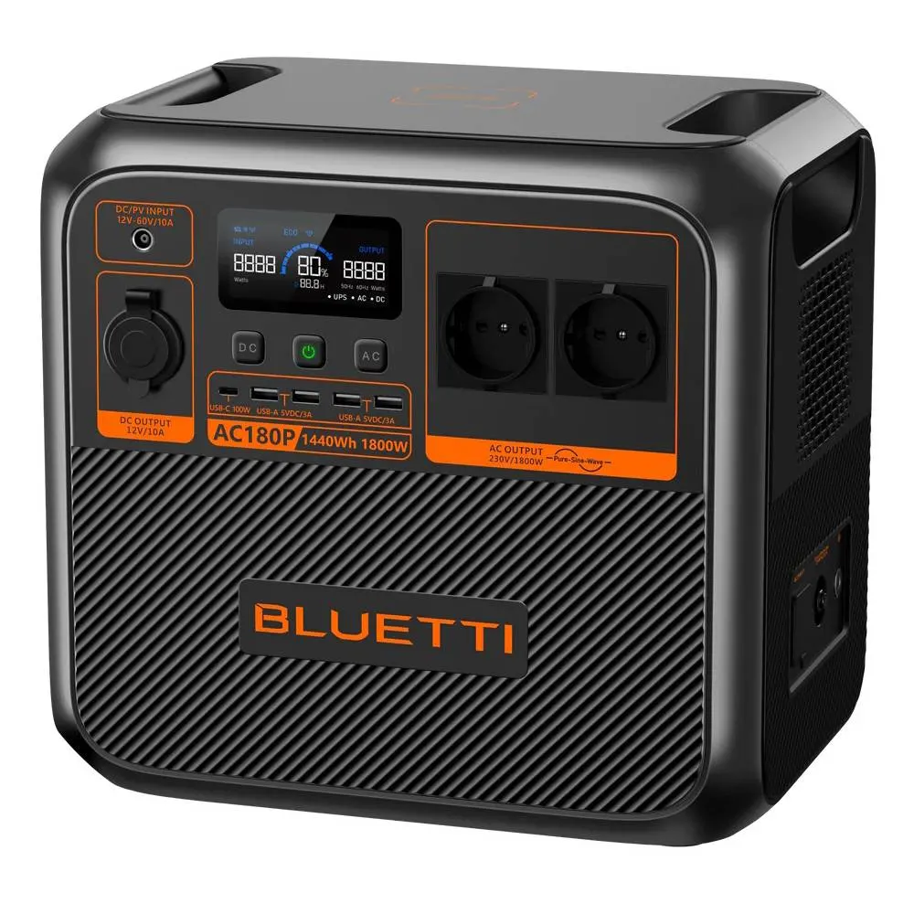 AC180P/GE Bluetti AC180P Portable Power Station 1800W/1440Wh