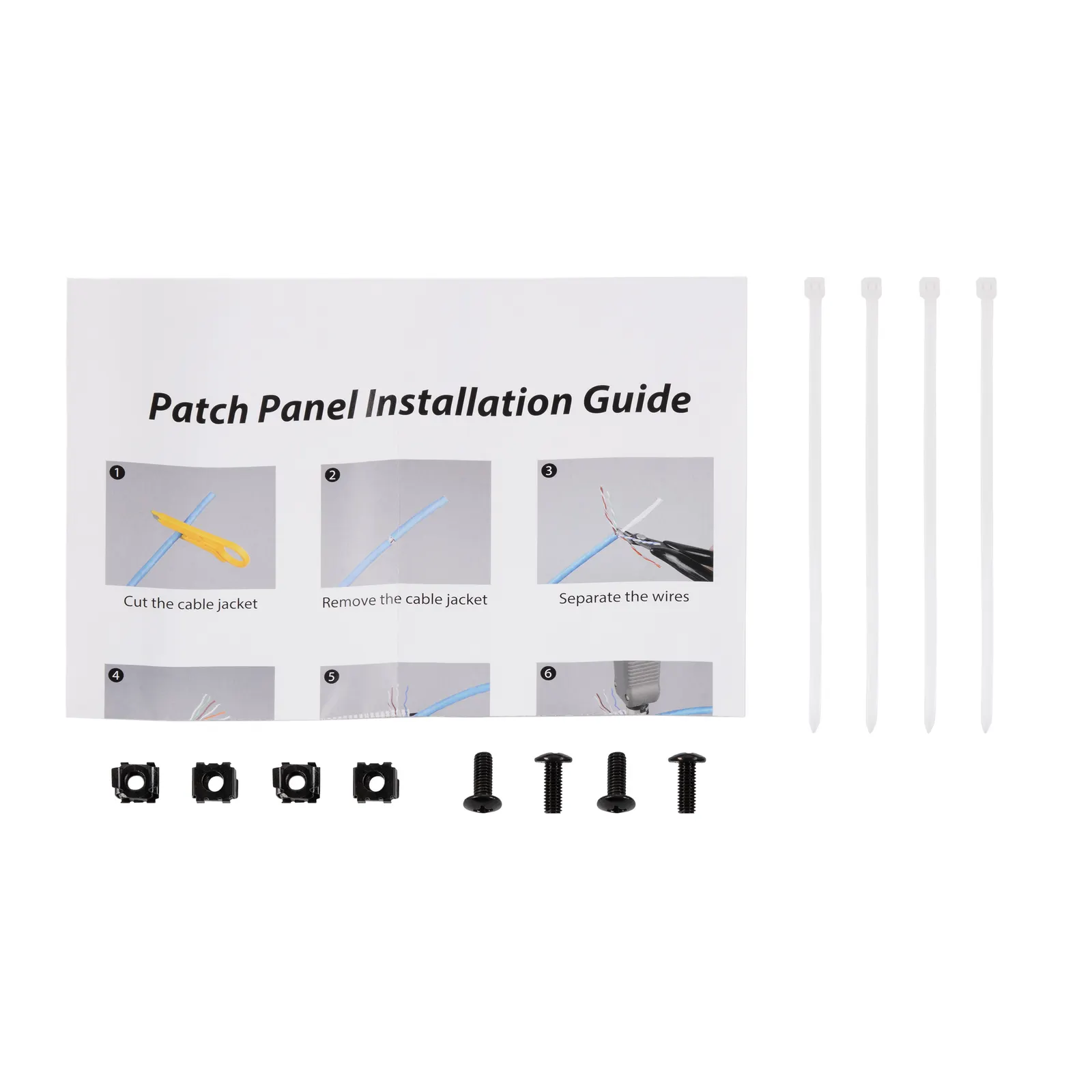 2E patch panel UTP cat 5e 24port