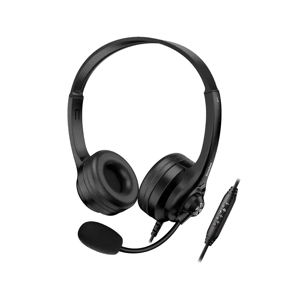 Genius, HS-235U AI Copilot USB Headset Black