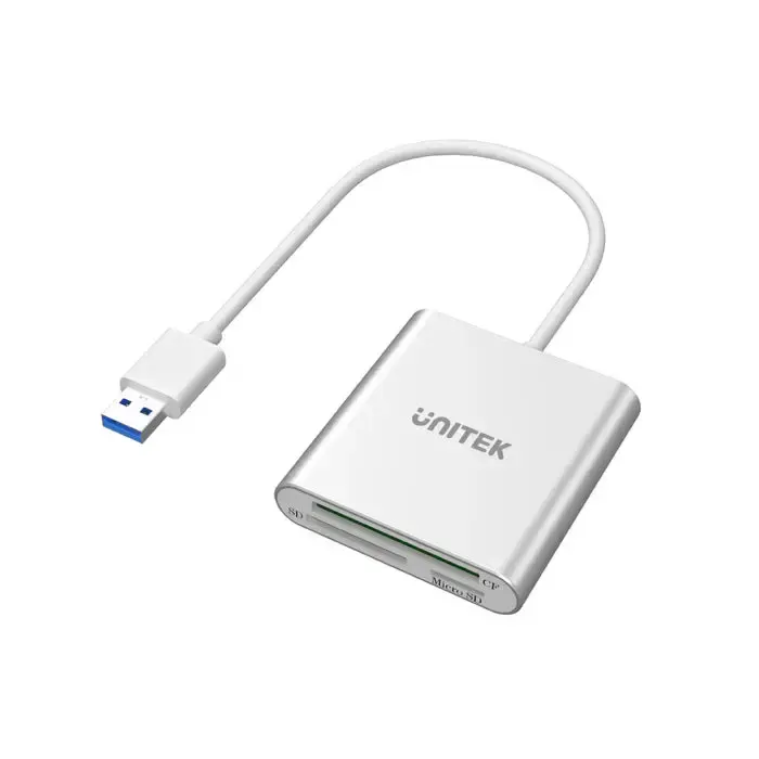Y-9313, UNITEK, USB Adapter, USB3.0 5 Gb to Micro SD/SD/CF Card Reader.