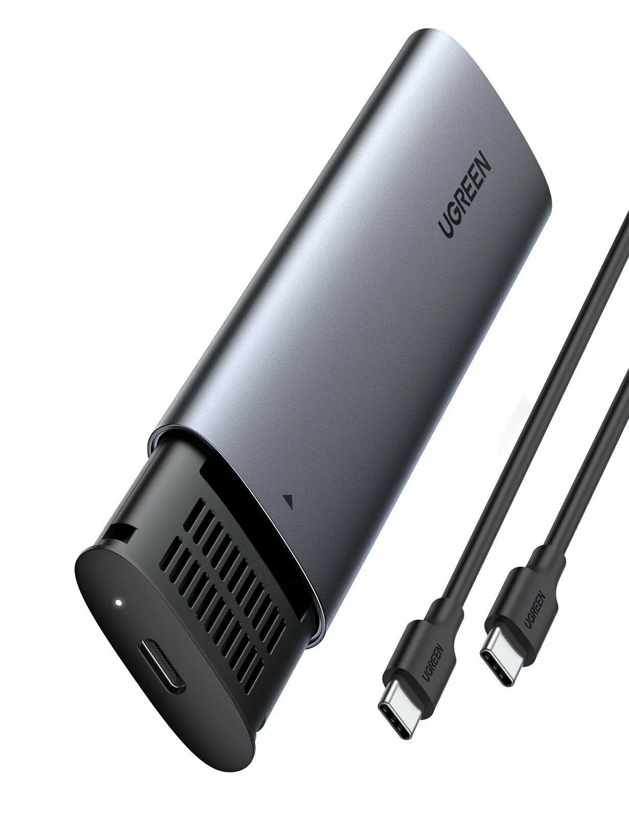 CM353 Ugreen USB-C + USB-A M.2 NVMe Hard Drive Enclosure (70532)