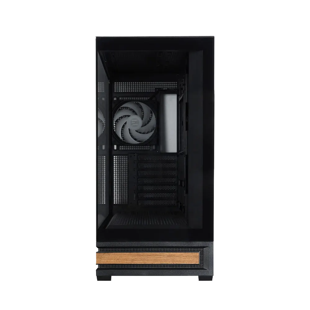 Zalman PC case P40 NAMU without PSU, 2xUSB3.0, 1x Type C, 3x120mm ARGB Reverse, 1x120mm ARGB, VGA 420mm, LCS ready, TG Side/Front Panel, ATX, black