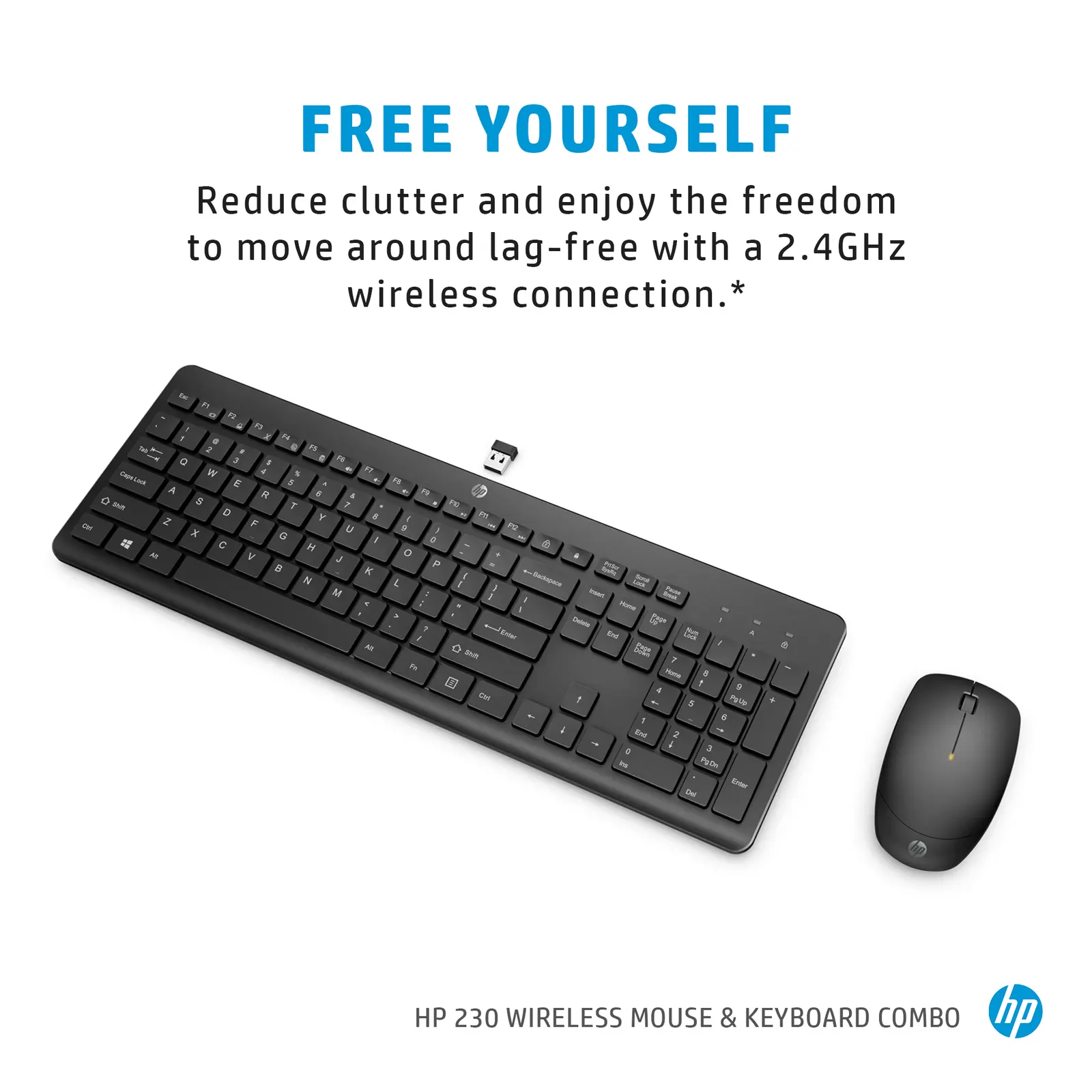 HP 230 Wireless Mouse and Keyboard Combo RUSS