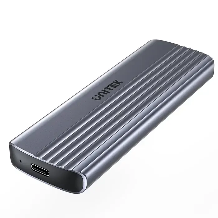 S1241B01, UNITEK, USB Adapter, USB-C 10Gbps to NVMe M.2 SSD Enclosure, up to 8TB, Space Grey.