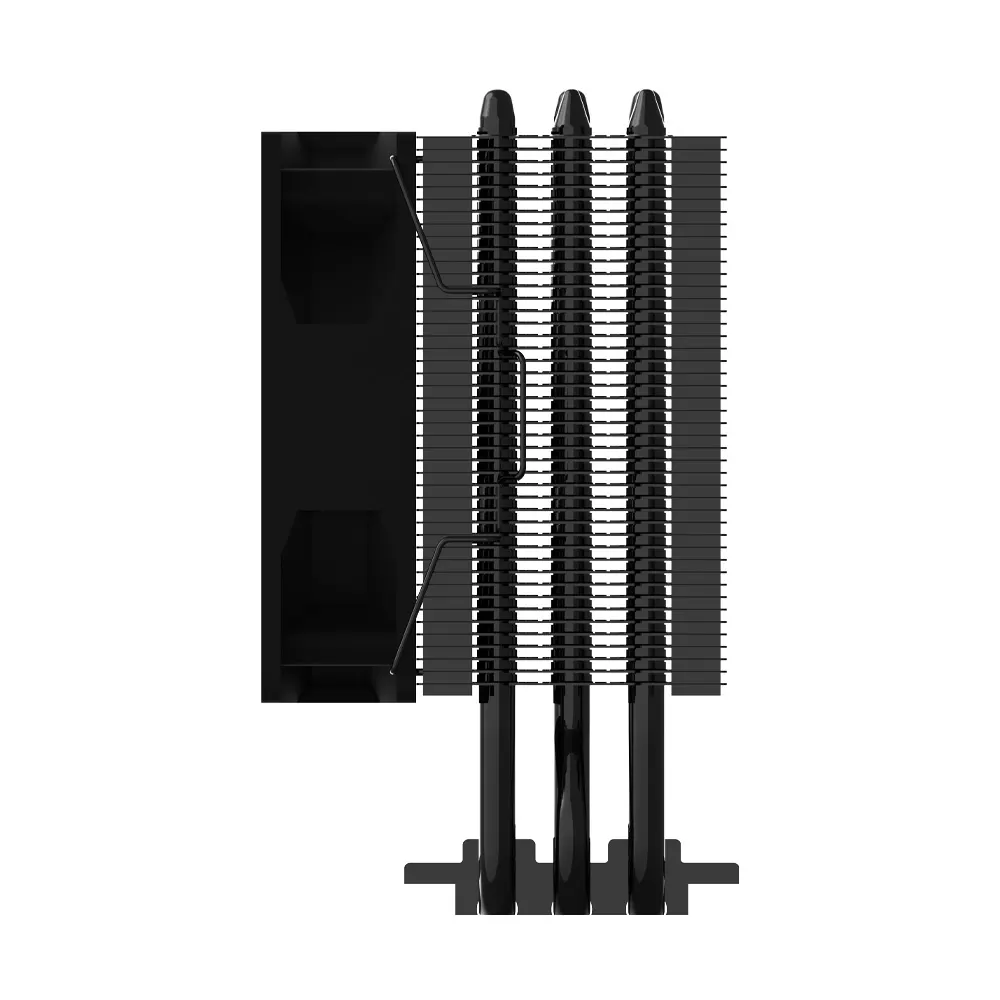 Zalman CPU cooler CNPS4XBLACKV2, LGA1851, 1700, AM5, AM4, 4pin, PWM, TDP150W, black