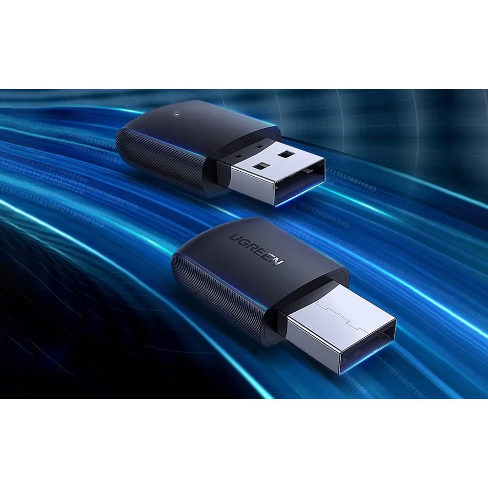 Wifi ადაპტერი Ugreen CM448 (20204), 2.4GHz, External Network Adapter, Black