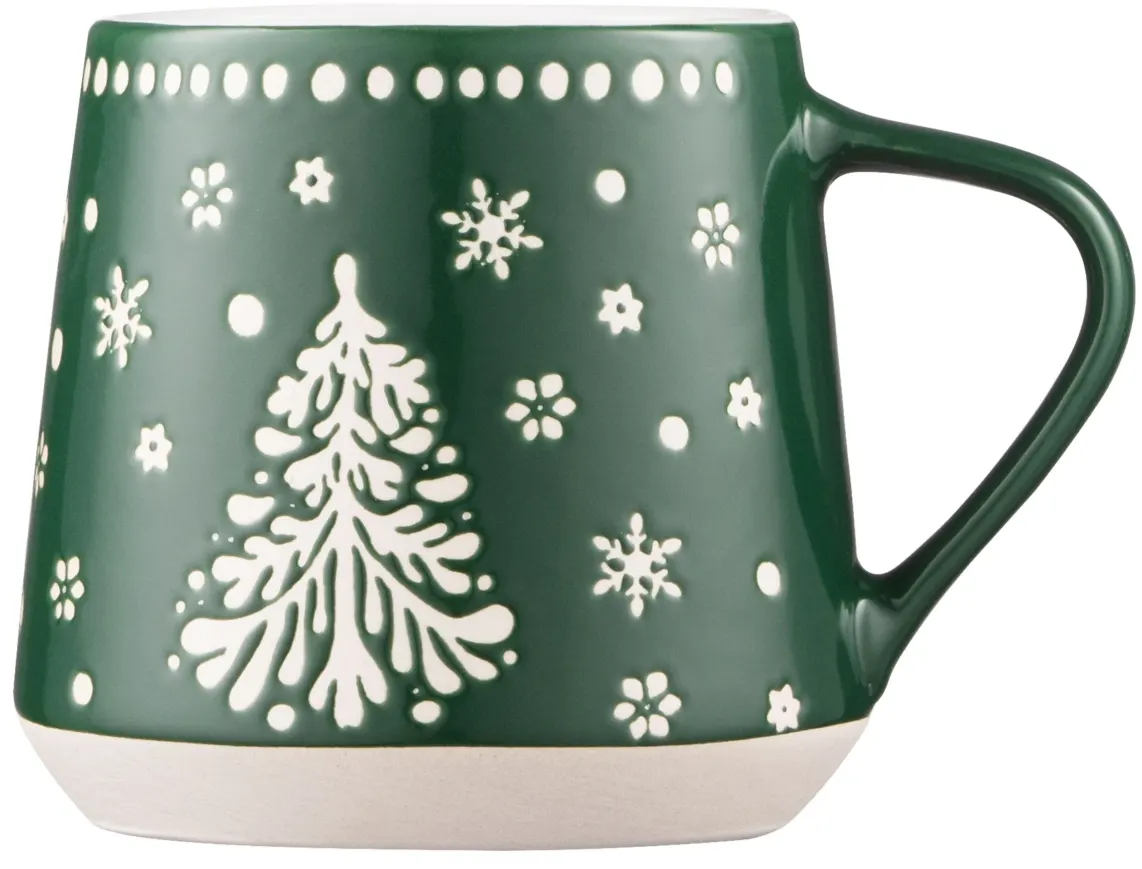 კათხა Ardesto Mug Christmas New Year's , 350ml, ceramic