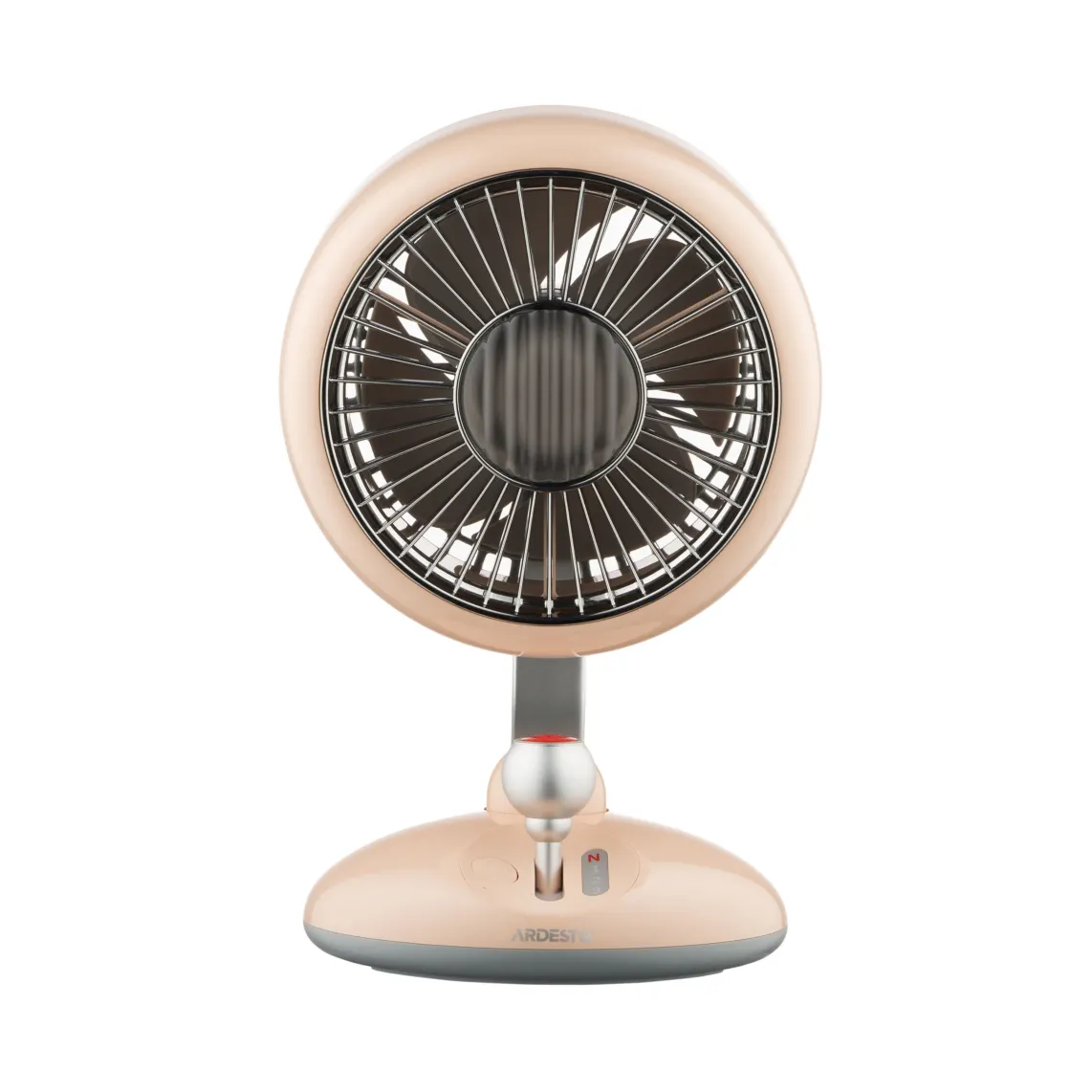 ARDESTO Table fan AviaFan FT-F3600BG desktop, 12cm, rechargeable, backlight, USB-A Type-C, beige