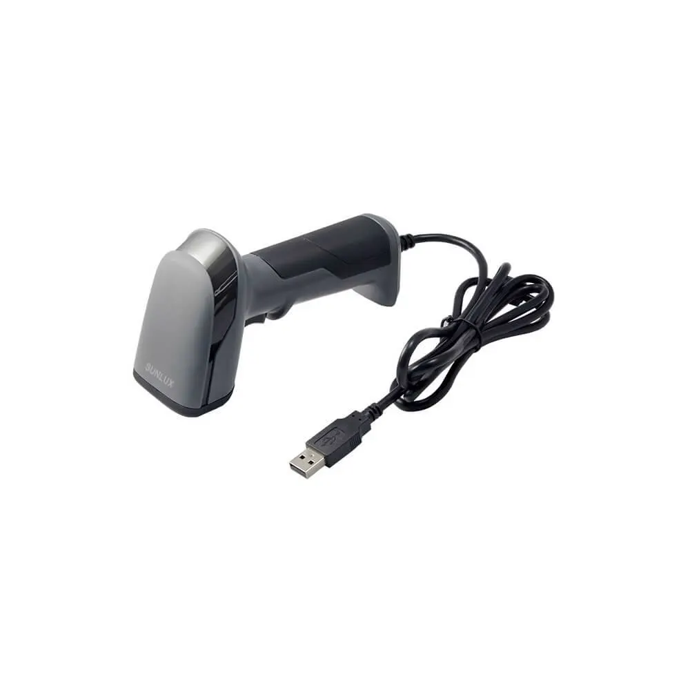 ბარკოდის სკანერი Sunlux XL-3620S, USB-HID, USB-VCP, RS232, Barcode Scanner, Black