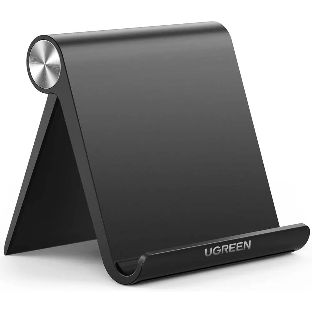 პლანშეტის დამჭერი UGREEN LP115 (50748), Multi Angle Adjustable Portable Stand, Black