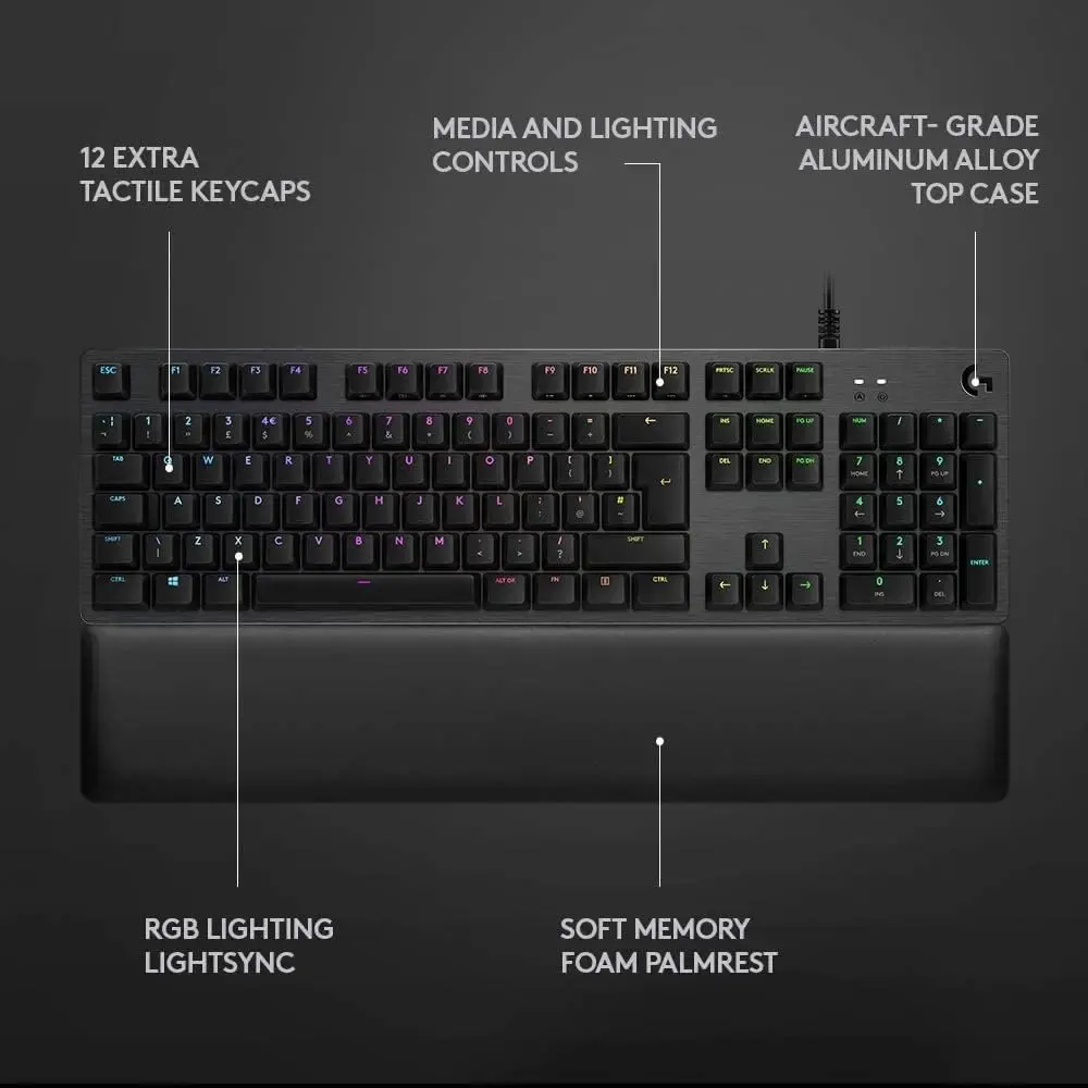 logitech, G513, Keyboard Black