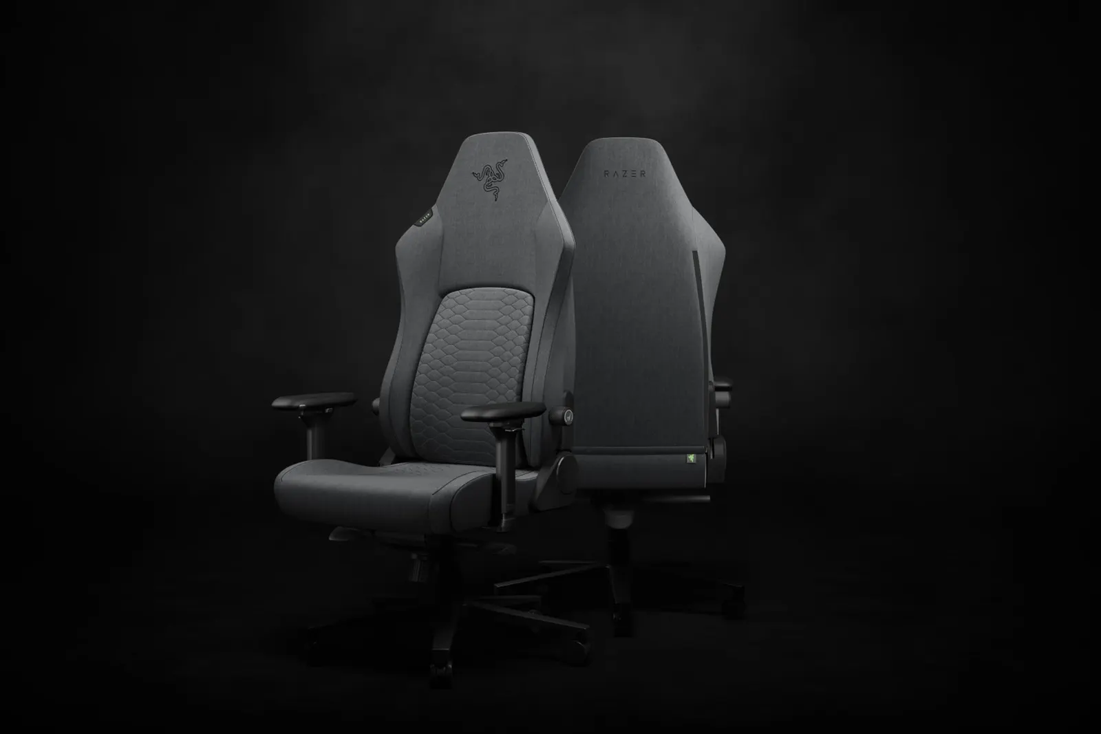 გეიმერული სავარძელი Razer chair Iskur V2 fabric, 4D-Armrests, dark grey