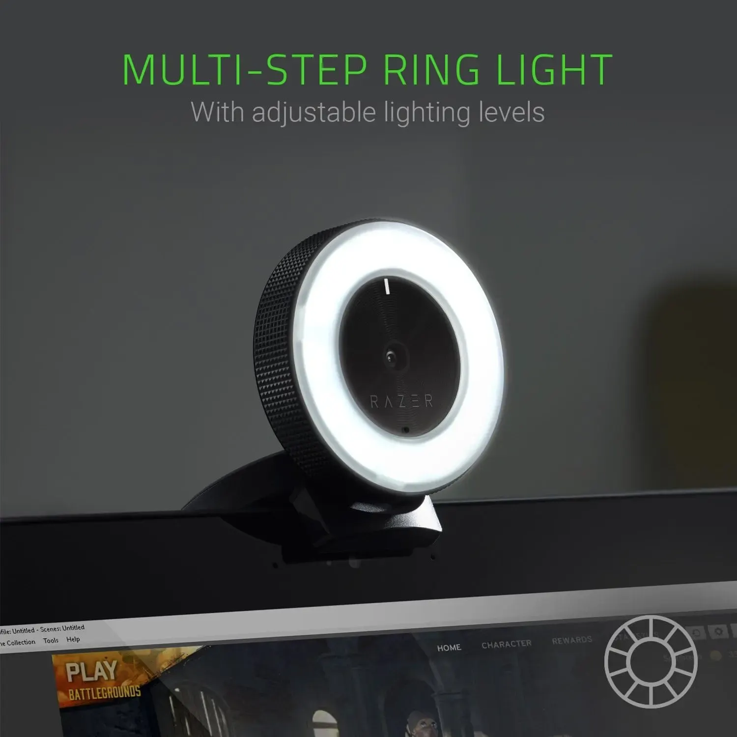 Razer, KIYO Webcam Black/White