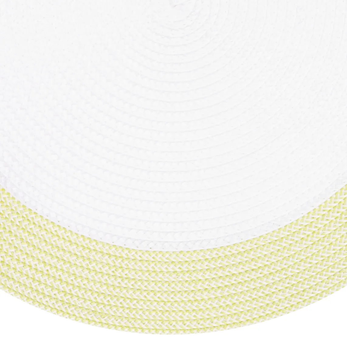 სუფრის საფენი Ardesto Serving mat, 38cm, PP, round, white-green