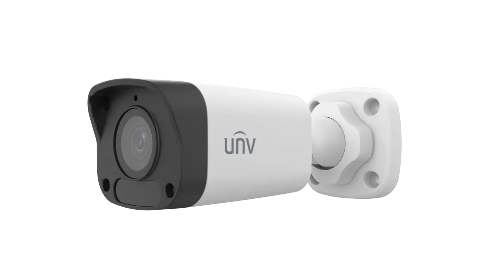 IP კამერა - 2მპ, 2.8მმ, Bullet, HBD 2.0, Mic, Lighthunter, Uniview IPC2122LB-AF28-A2