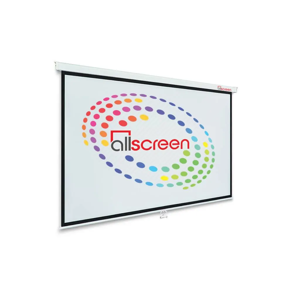 პროექტორის ეკრანი ALLSCREEN MANUAL PROJECTION SCREEN 213X169CM 16:9 HD FABRIC CWP-213169 Diagonal 107 inch / 271 CM