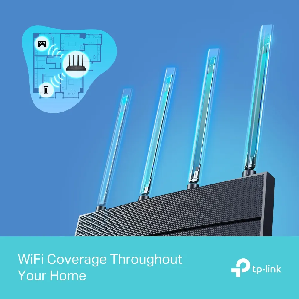 Wi-Fi როუტერი TP-Link Archer AX12 Wi-Fi 6