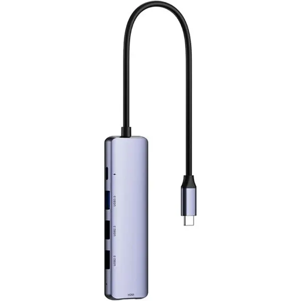 WF13, NETAC, USB Adapter, Type-C to USB3.0+USB2.0*2+100W PD+HDMI.