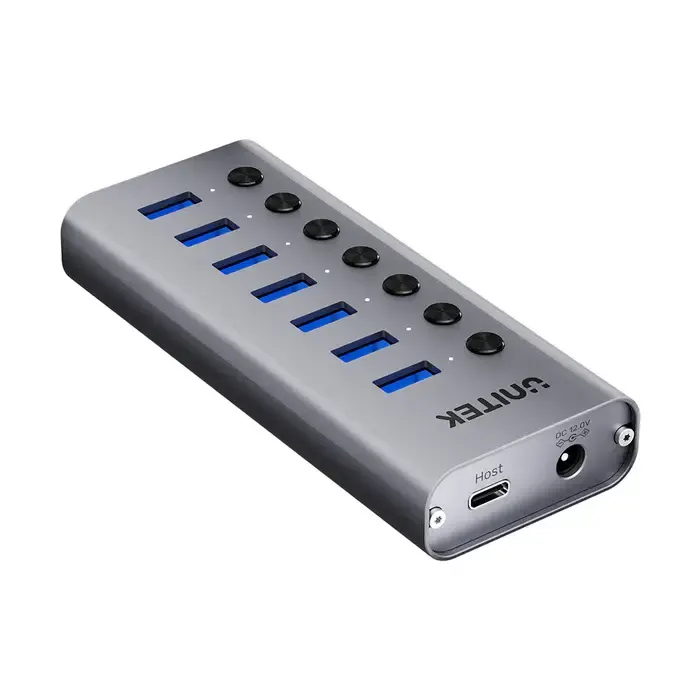 H1314A, UNITEK, USB HUB, 7-in-1 USB-C 5Gbps Hub.