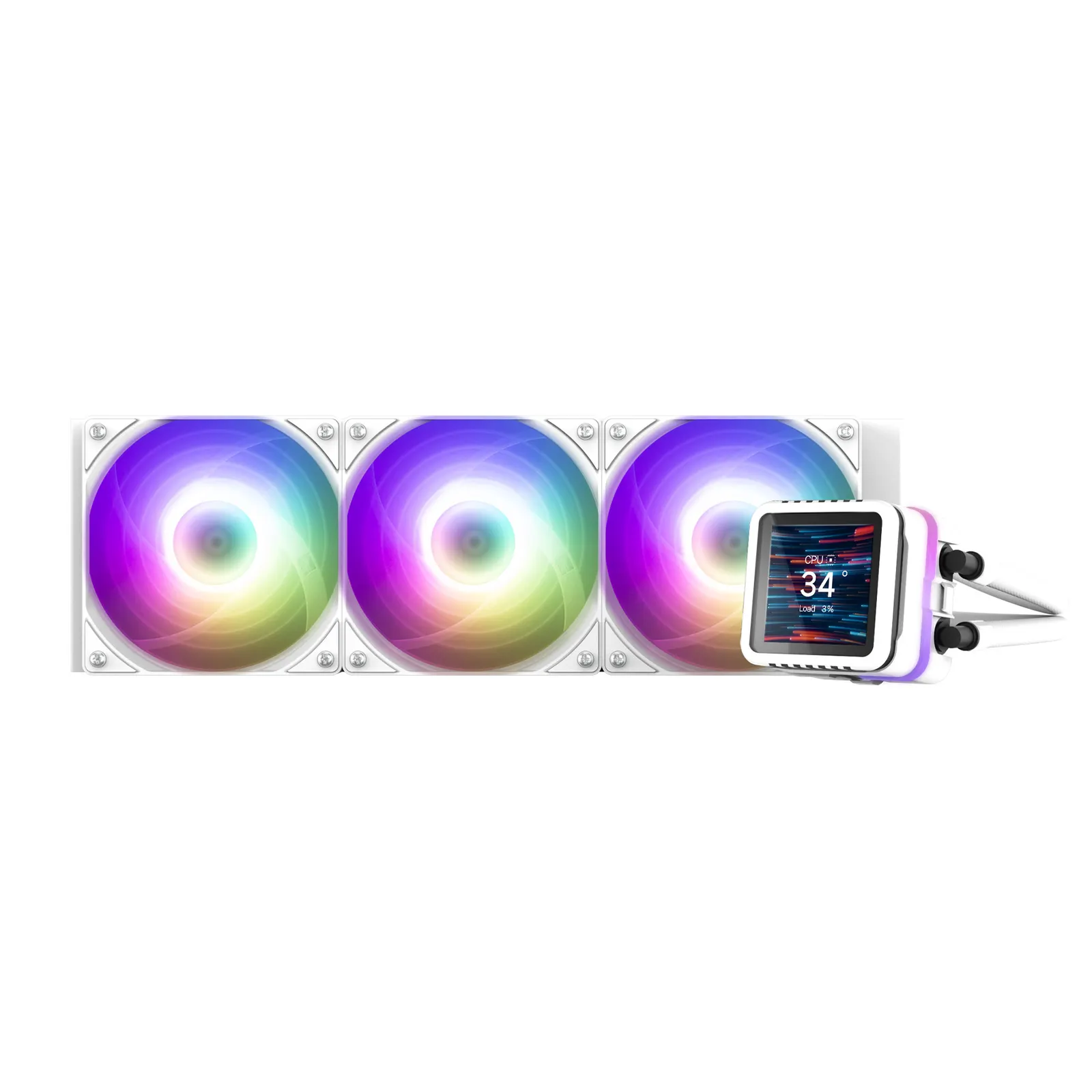 Zalman LCS Alpha 2DS A36 ARGB, LGA1851, 1700, 1200, 115x, AM5, AM4, TDP 350W, white