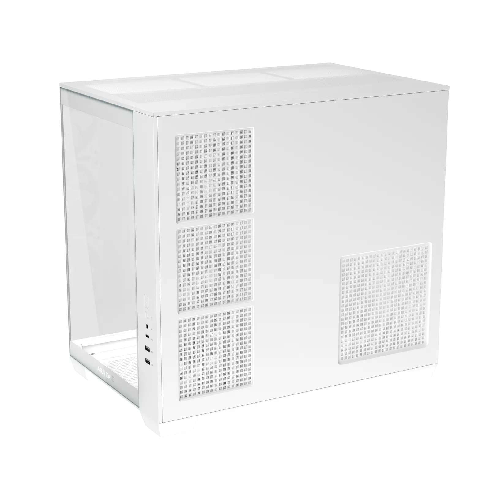 ქეისი ASUS A32 PLUS TG ARGB – Mid Tower | ATX/mATX/Mini-ITX | TG | 4×120mm ARGB Fans | GPU 420mm | CPU Cooler 165mm | 360mm Radiator | White