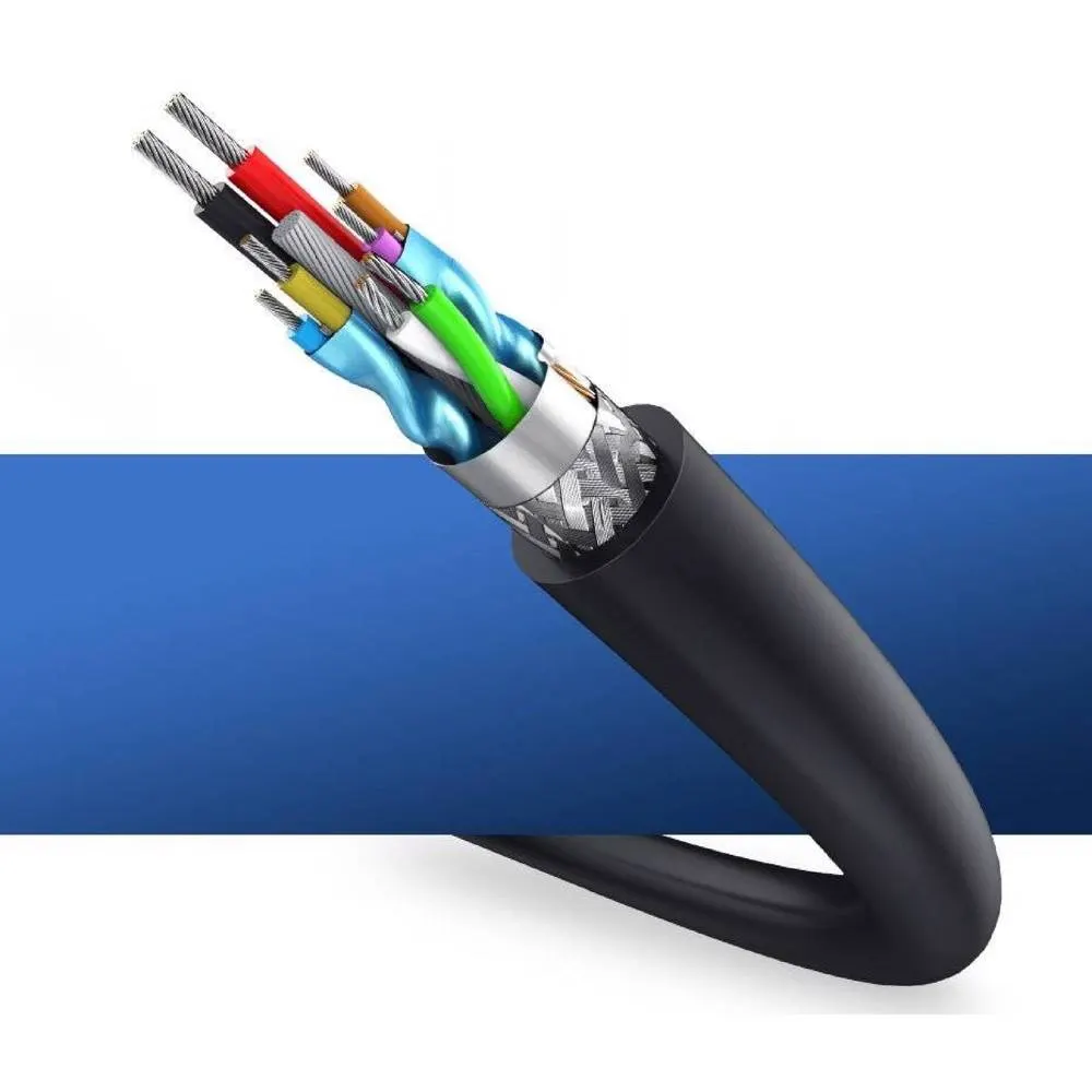 USB დამაგრძელებელი UGREEN US129 (10373), USB 3.0 Male to USB Female, Extension Male Cable, 2m, Black