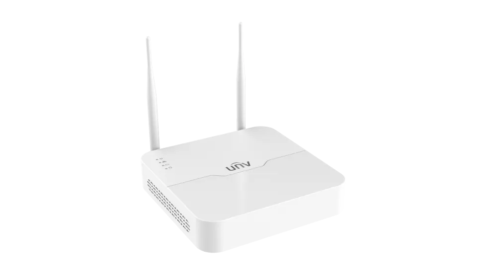 8 არხიანი WiFi IP ვიდეო ჩამწერი NVR - 1 მყარი დისკი - Easy სერია, Uniview NVR301-08S4-LW