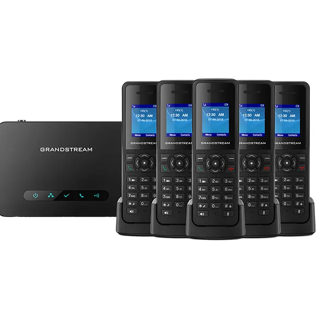 DECT ტელეფონი Grandstream DP750, Wireless DECT Base Statiom, 5 SIP accounts per BS, 5 DECT phones per BS, including charger, PoE