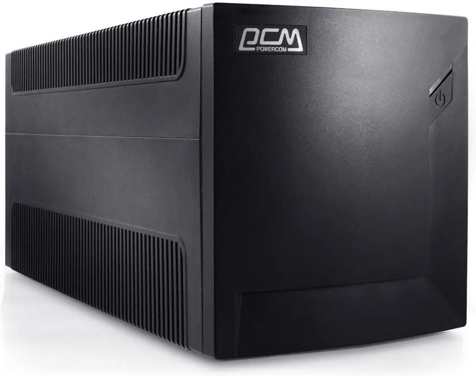 POWERCOM, RPT-2000AP, 2000VA/1200W, Line-Interactive, Automatic internal bypass, Black.