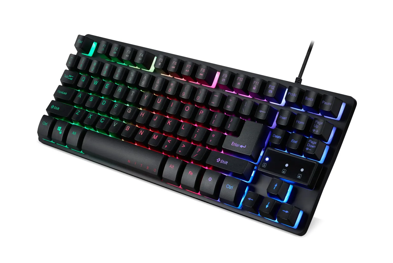 კლავიატურა Acer Nitro keyboard, NKW120, USB Standard Black RETAIL PACK US int