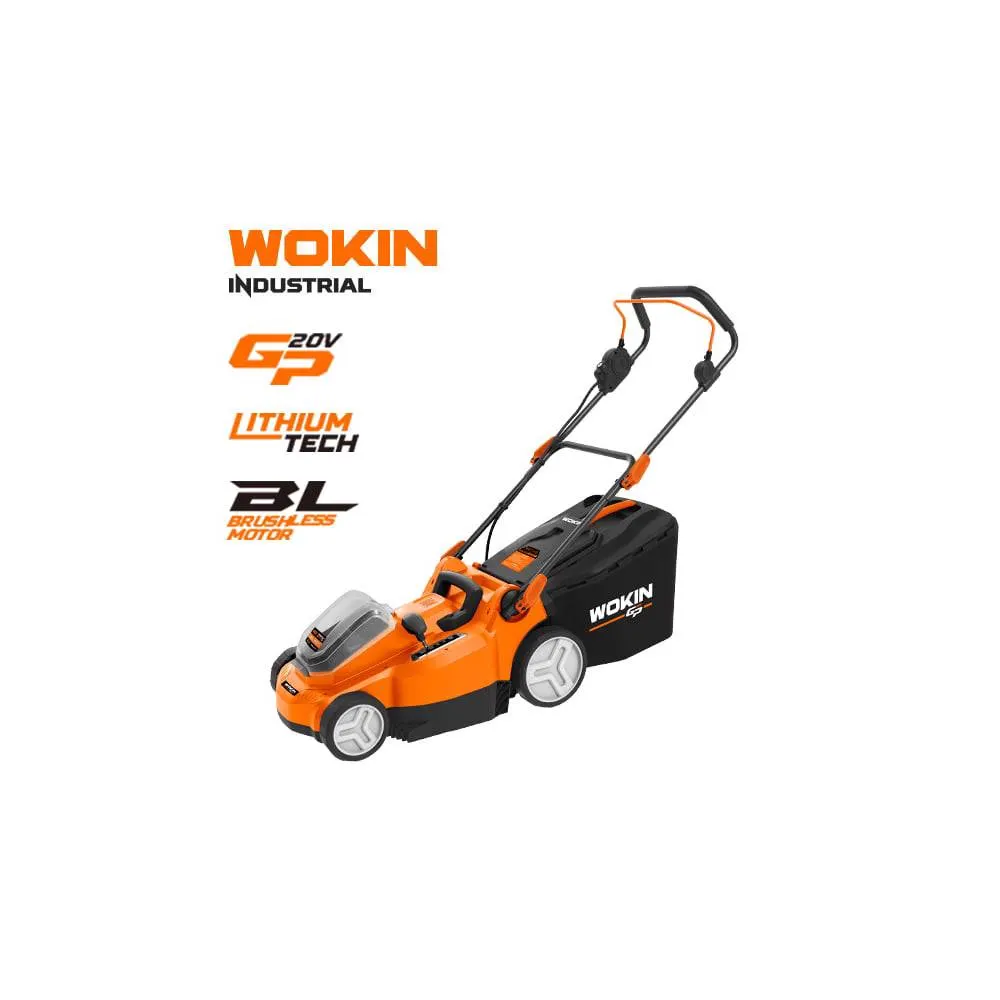 გაზონის საკრეჭი Wokin 627014, (370MM) 700W, Electric Lawn Mower, Orange/Black