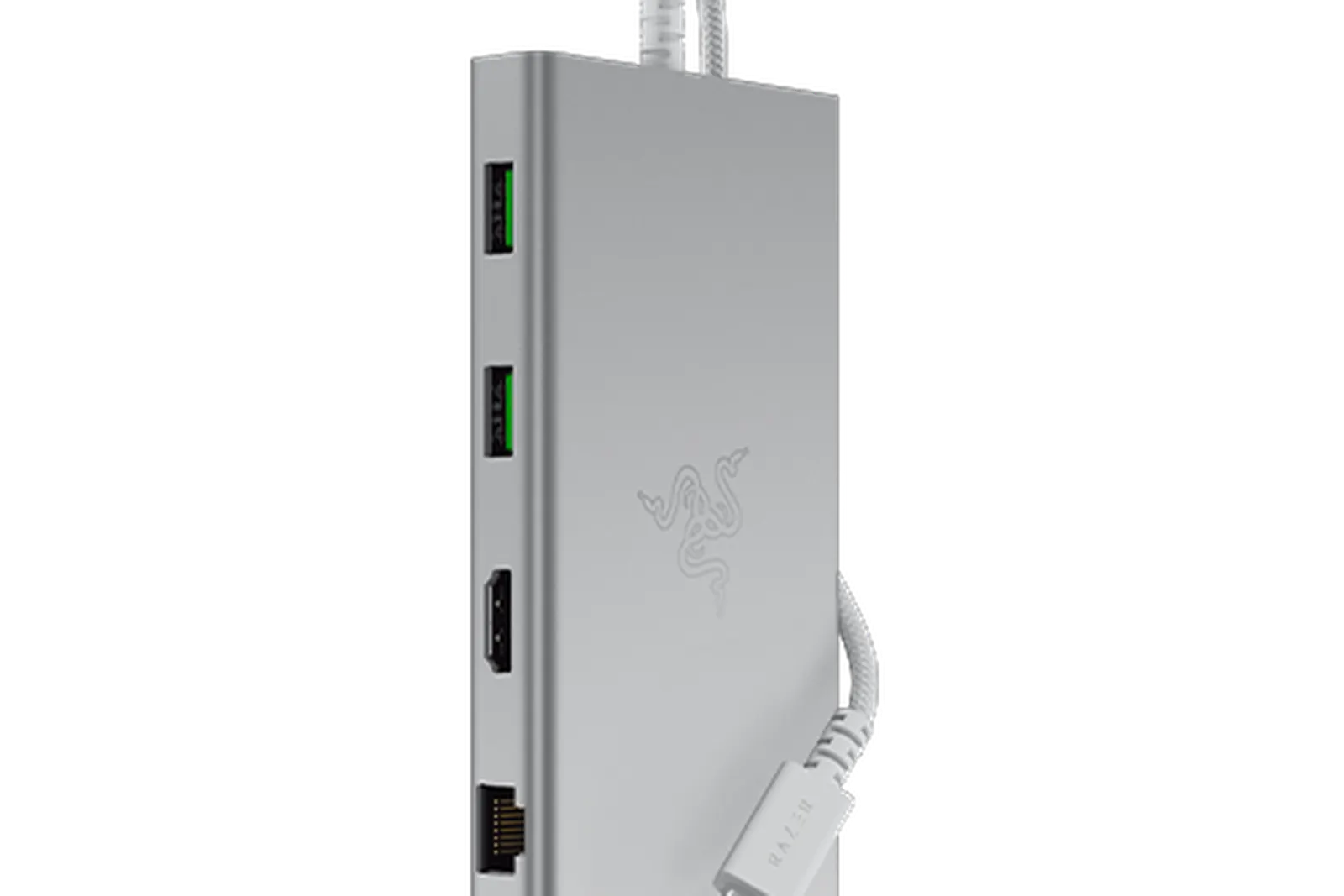 დოკ-სადგური Razer Docking Station USB-C Dock, 11 Port, 7.1, mercury Edition