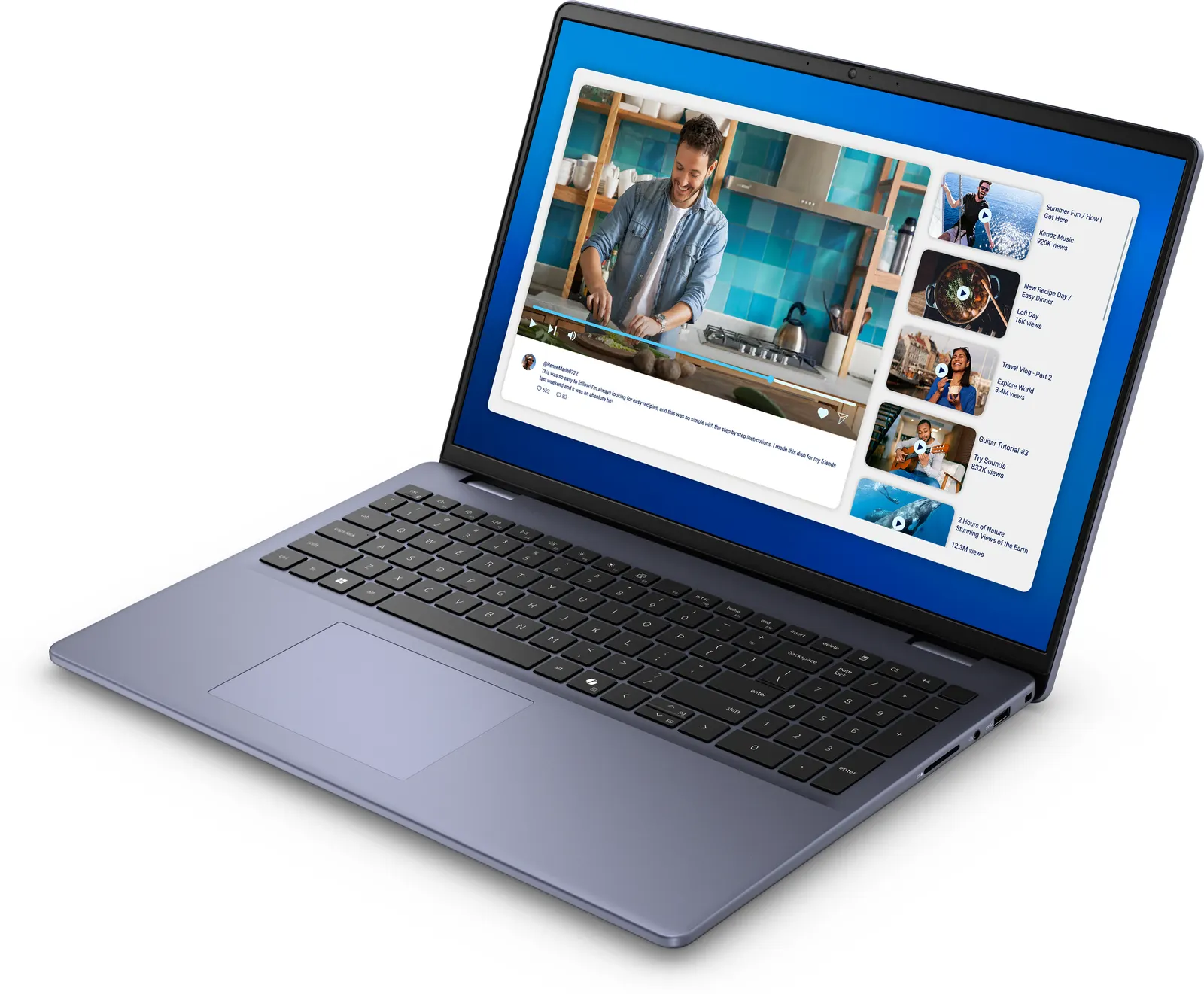 Dell 16 DC16251/Core 7-150U/16GB/512GB SSD/Intel Graphics/FgrPr/WLAN + BT/16" FHD+/Backlit ENG Kb/Silver/4 Cell/65W/Ubuntu/3Ywr