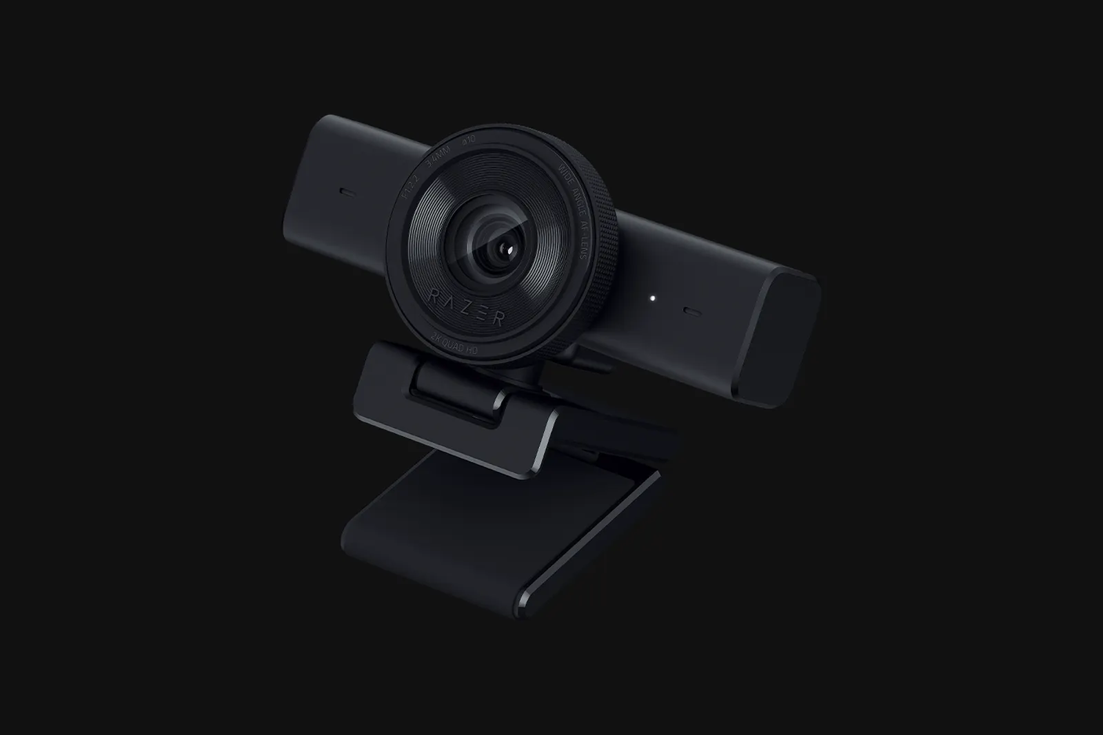 ვებკამერა Razer Webcam Kiyo V2 X, FullHD, 60fps, auto focus, black