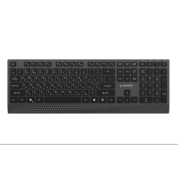 კლავიატურა Gembird KB-MCH-06-CYRL Wired Black