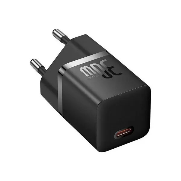 დამტენი Baseus GaN5 Mini Fast Charger 30W Black