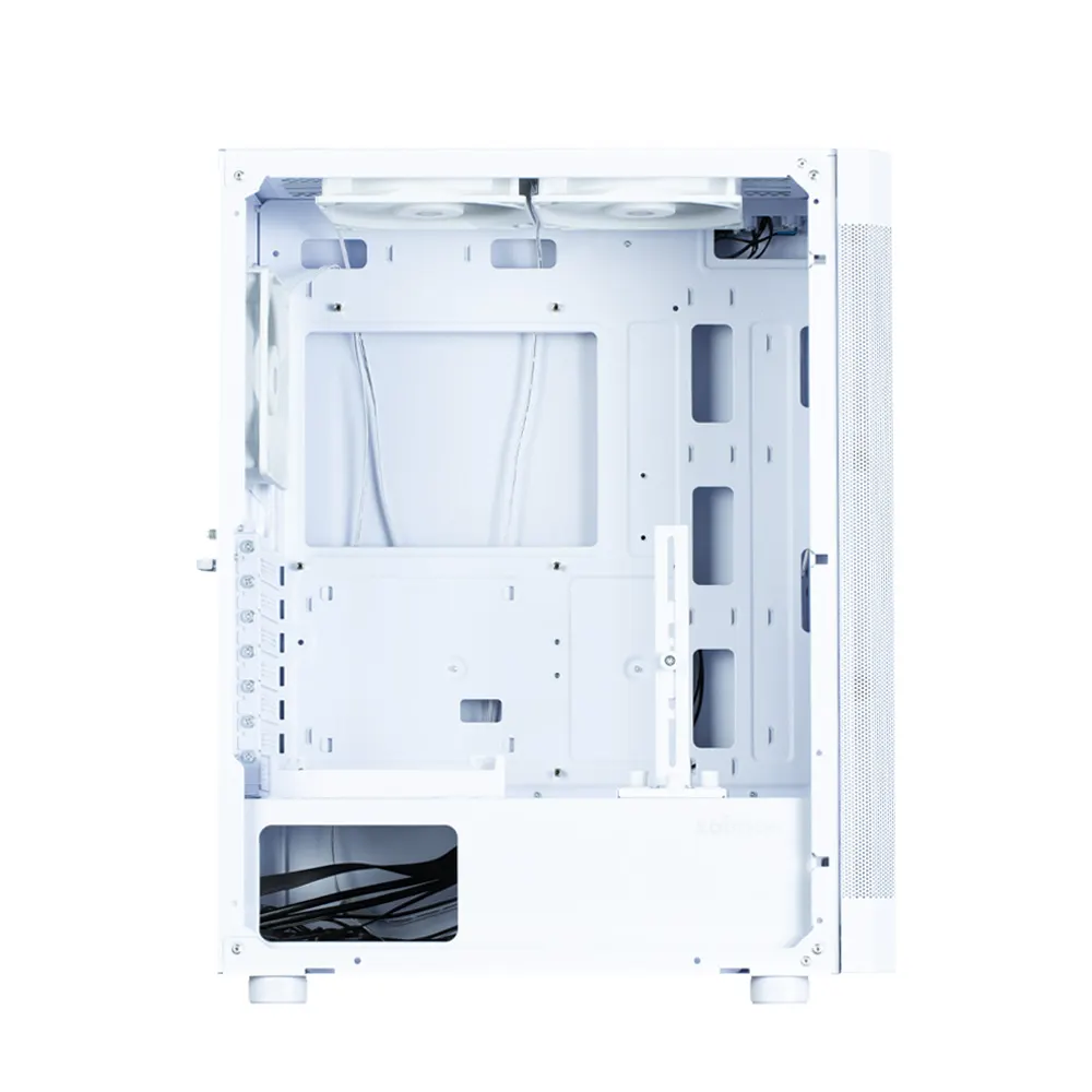 ქეისი Zalman PC case I4 without PSU, 2xUSB3.0, 1xUSB2.0, 6x120mm white LED, VGA 320mm, LCS ready, Mesh Side/Front Panel, ATX, white